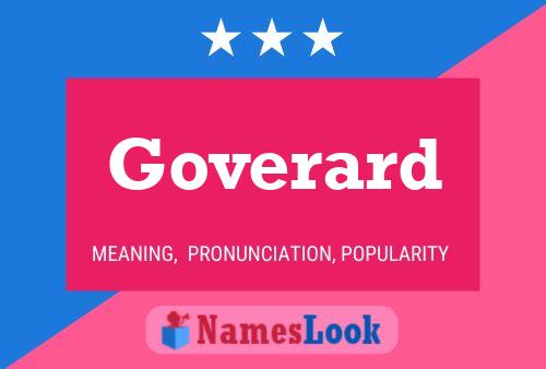 Goverard Name Poster