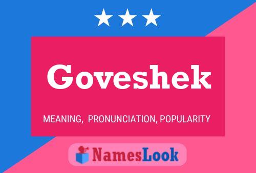 Goveshek Name Poster