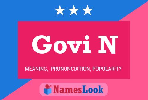 Govi N Name Poster