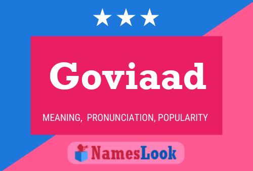 Goviaad Name Poster