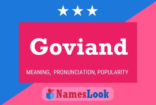 Goviand Name Poster