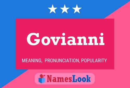 Govianni Name Poster