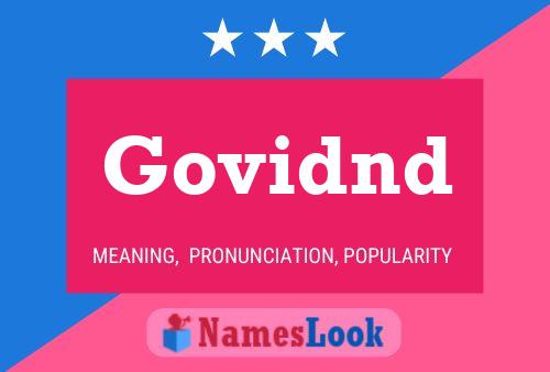 Govidnd Name Poster