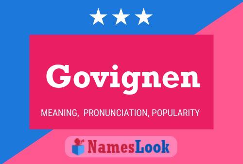 Govignen Name Poster