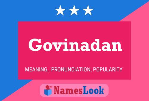 Govinadan Name Poster