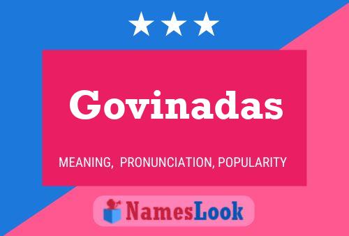 Govinadas Name Poster