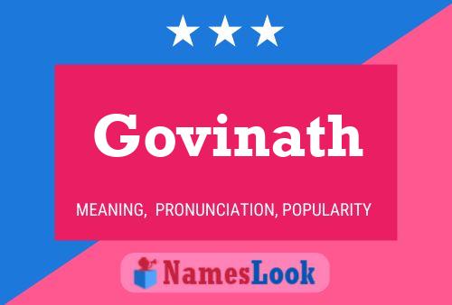 Govinath Name Poster