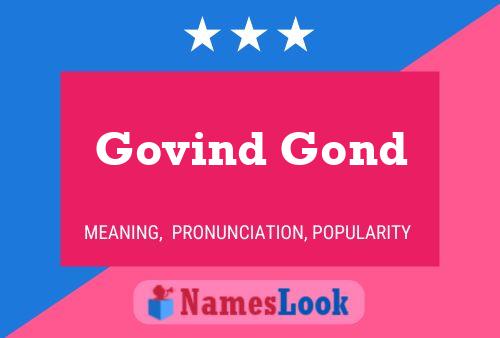 Govind Gond Name Poster