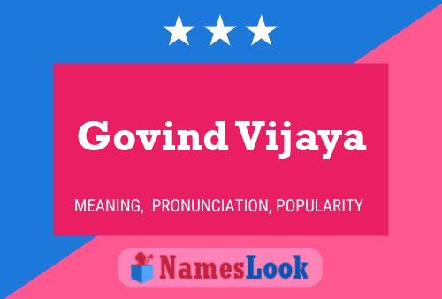 Govind Vijaya Name Poster