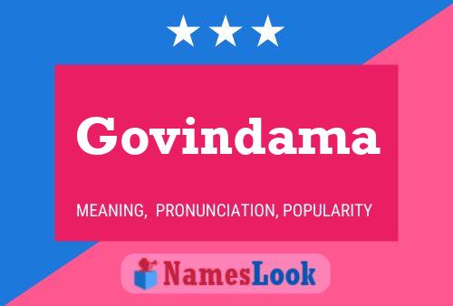 Govindama Name Poster