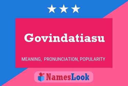 Govindatiasu Name Poster