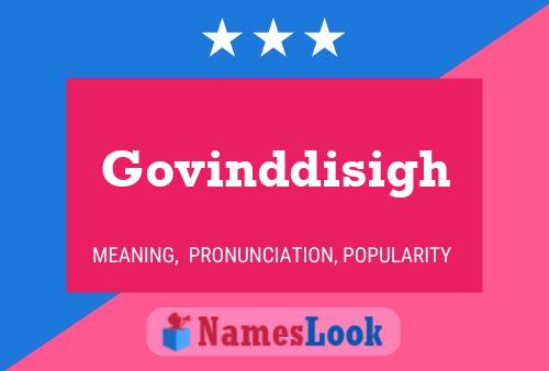 Govinddisigh Name Poster