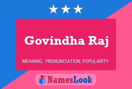 Govindha Raj Name Poster