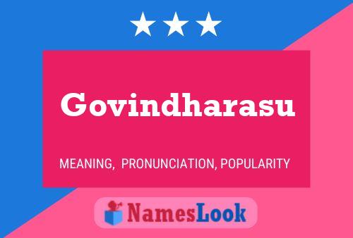 Govindharasu Name Poster