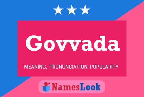 Govvada Name Poster