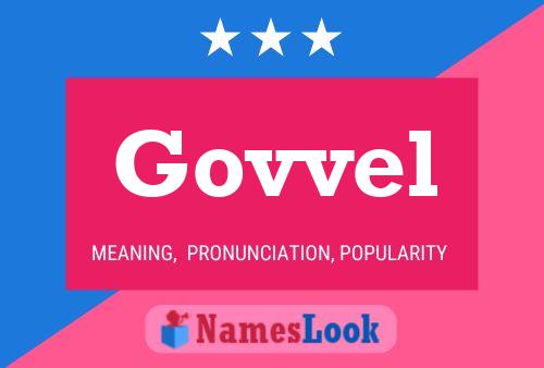 Govvel Name Poster