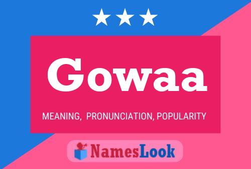 Gowaa Name Poster