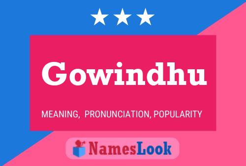 Gowindhu Name Poster