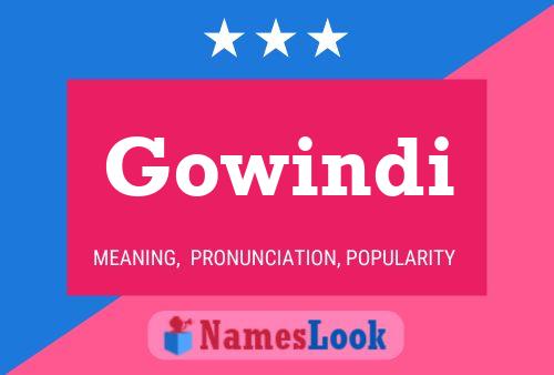 Gowindi Name Poster