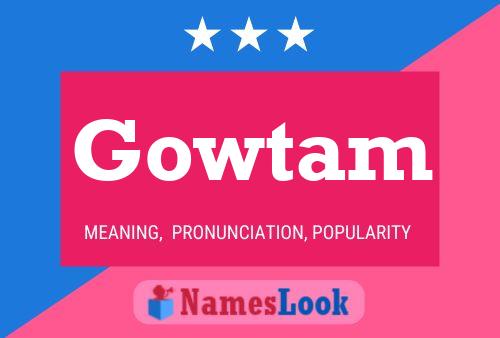 Gowtam Name Poster