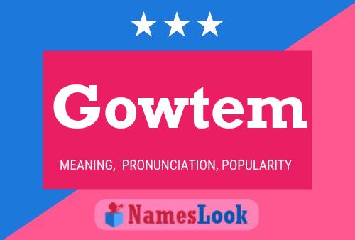 Gowtem Name Poster