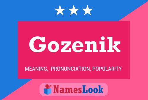 Gozenik Name Poster