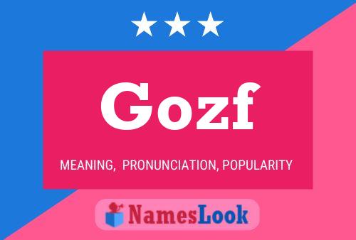 Gozf Name Poster