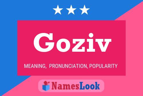 Goziv Name Poster