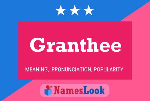 Granthee Name Poster