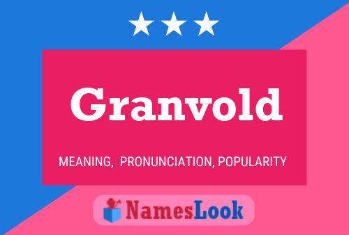 Granvold Name Poster