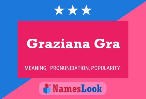 Graziana Gra Name Poster