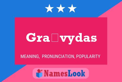 Gražvydas Name Poster