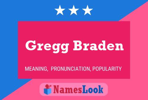 Gregg Braden Name Poster