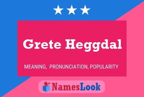 Grete Heggdal Name Poster