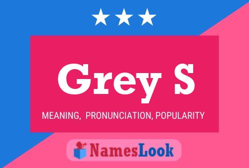 Grey S Name Poster