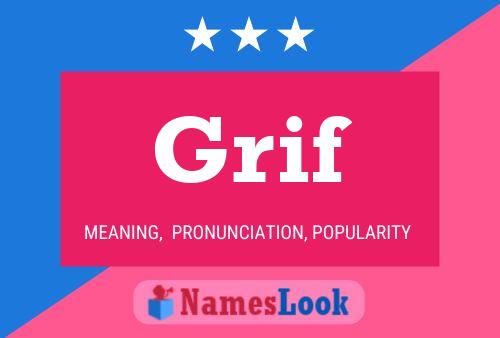 Grif Name Poster