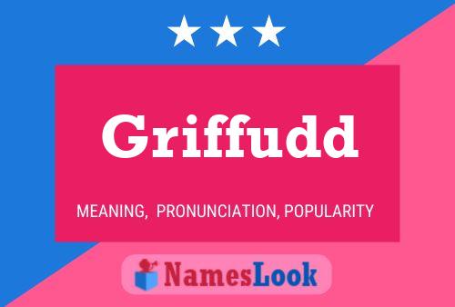 Griffudd Name Poster