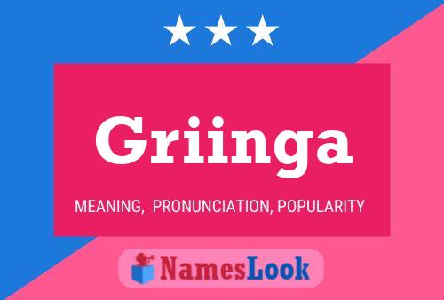 Griinga Name Poster