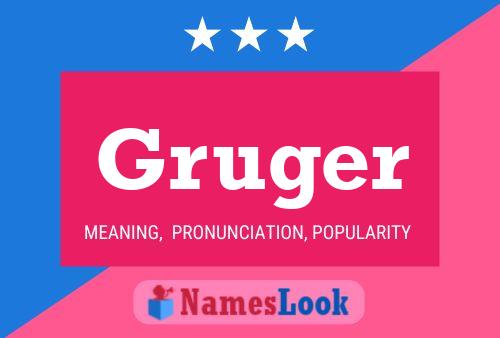 Gruger Name Poster