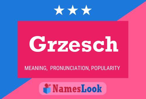 Grzesch Name Poster