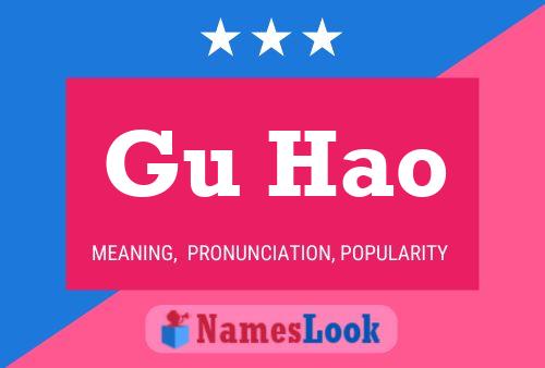 Gu Hao Name Poster