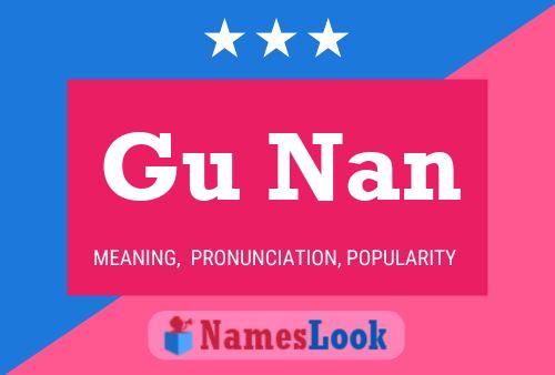 Gu Nan Name Poster