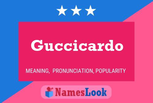 Guccicardo Name Poster