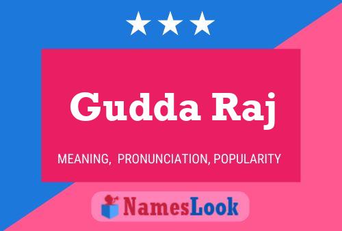 Gudda Raj Name Poster