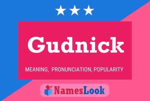 Gudnick Name Poster