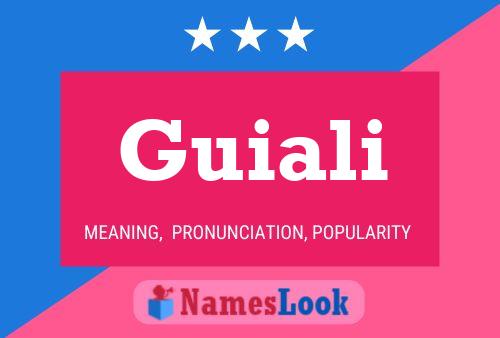 Guiali Name Poster