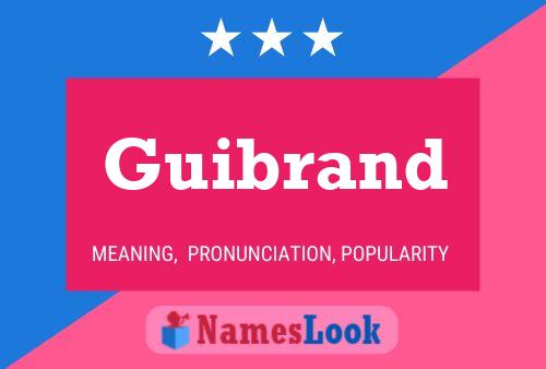 Guibrand Name Poster