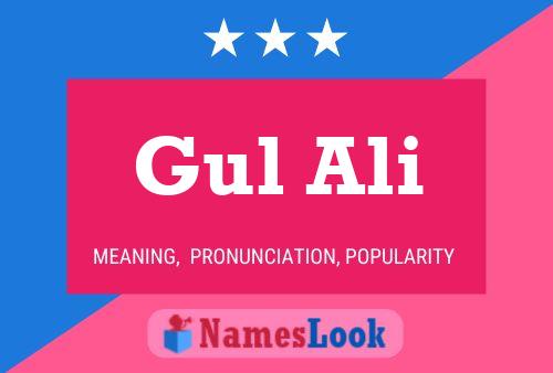 Gul Ali Name Poster