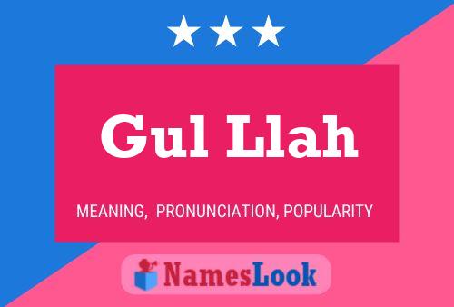 Gul Llah Name Poster