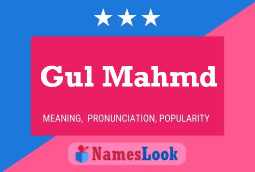 Gul Mahmd Name Poster